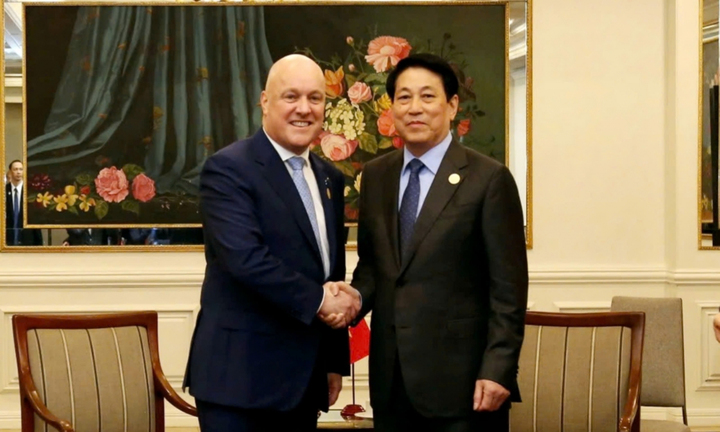 Chủ tịch nước Lương Cường gặp Thủ tướng New Zealand Christopher Luxon