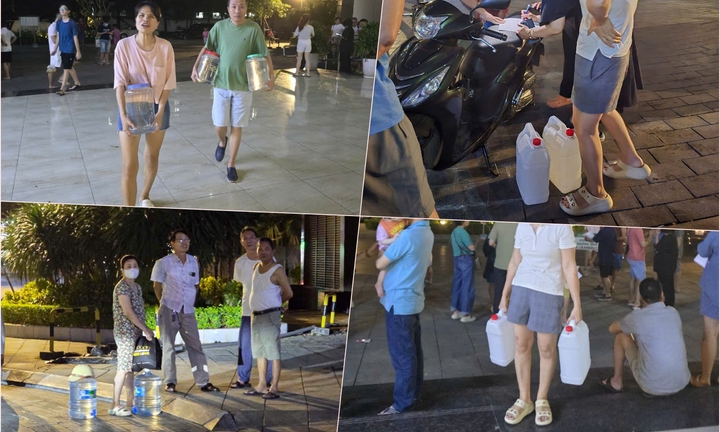 Một ngày kinh hãi bị cắt nước đột ngột của cư dân chung cư hạng sang giữa Thủ đô