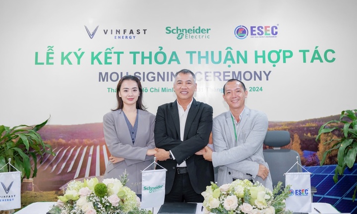 VinFast Energy, Schneider Electric và ESEC hợp tác trong quản lý năng lượng