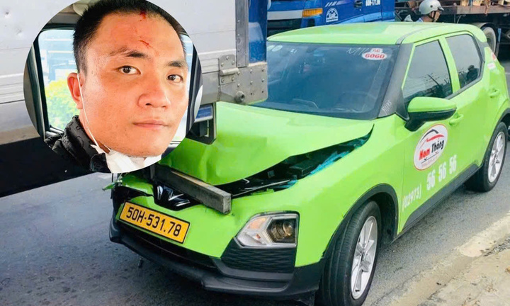 Thanh niên 21 tuổi cướp taxi ở TP.HCM, gây tai nạn tại Long An