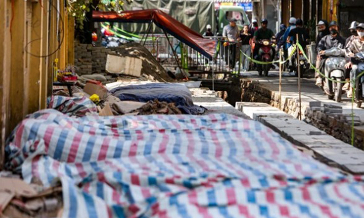 Phát hiện hơn 100 bộ hài cốt khi thi công hạ tầng giữa trung tâm Hà Nội