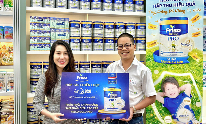 FRISO GOLD PRO nhập khẩu có mặt tại chuỗi cửa hàng mẹ và bé hàng đầu Tây Nam Bộ