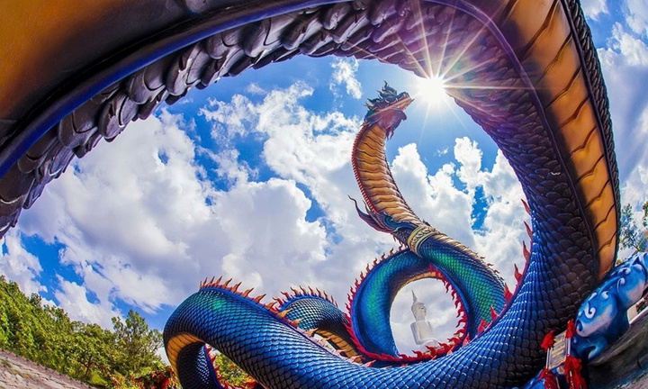 Rắn thần Naga 5 đầu: Biểu tượng linh vật Ất Tỵ 2025 của Bình Định