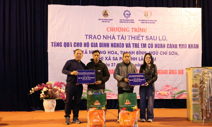 Co.op Cares đến Tây Bắc xây nhà tái thiết sau bão lũ