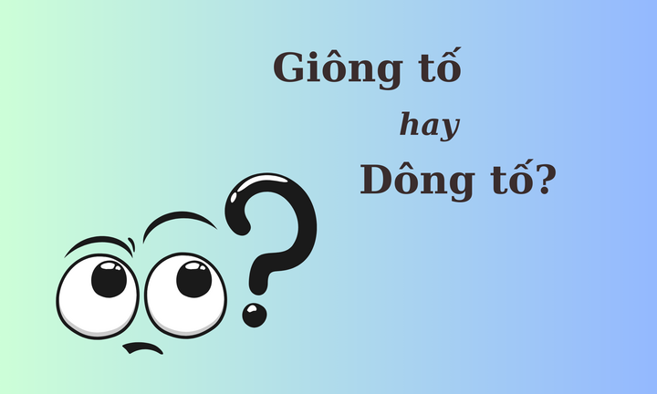 'Giông tố' hay 'dông tố', từ nào mới đúng chính tả?