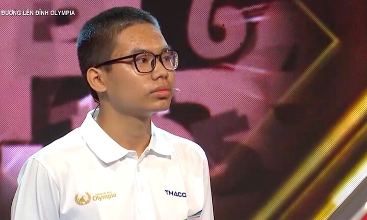Nam sinh Thái Nguyên lập kỷ lục điểm số Đường lên đỉnh Olympia năm thứ 25