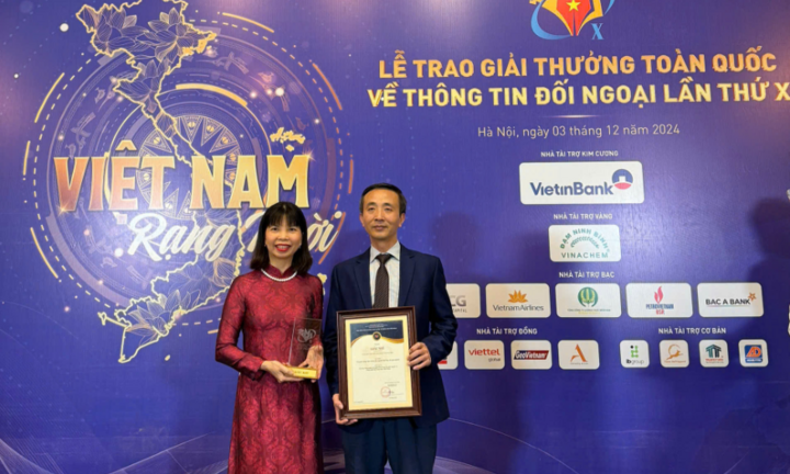 'Tủ sách tiếng Việt' đạt giải nhì Giải thưởng toàn quốc về Thông tin Đối ngoại