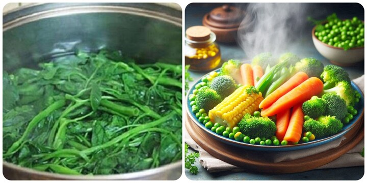 Ăn rau luộc hay rau hấp tốt hơn?