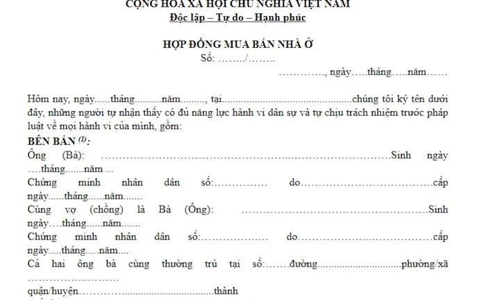 Vi phạm hợp đồng mua bán nhà ở bị phạt thế nào? 