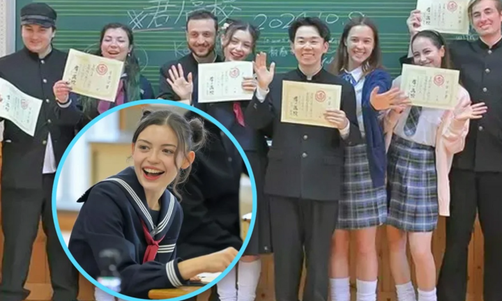 Khách du lịch trả tiền để đóng vai học sinh Nhật Bản
