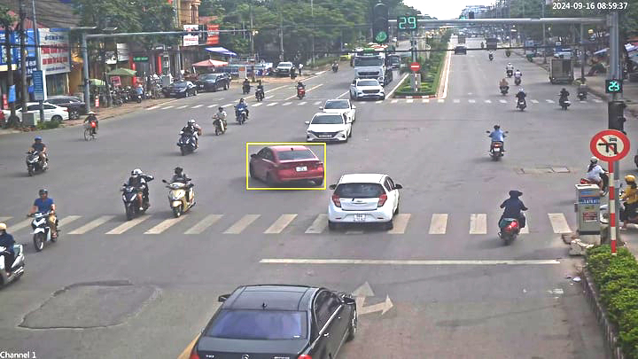 Bắc Giang phạt nguội 98 xe vi phạm luật giao thông