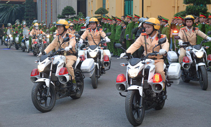 Công an Hà Nội triển khai mô hình 141 mới, trấn áp 'quái xế', tội phạm đường phố