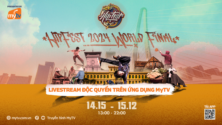 Lễ hội văn hóa hiphop Hipfest 2024 phát trực tiếp trên các nền tảng của MyTV