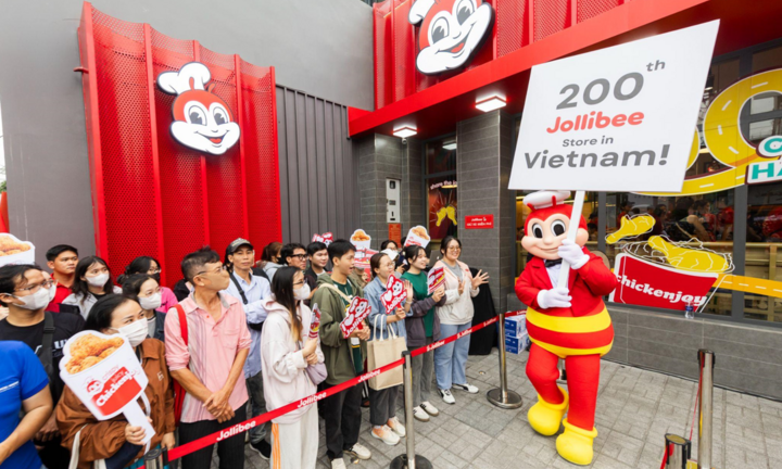 Jollibee đạt cột mốc 200 cửa hàng tại thị trường Việt Nam
