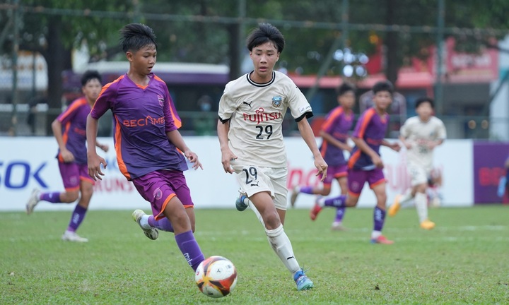U13 Bình Dương thắng đội học viện hàng đầu Nhật Bản