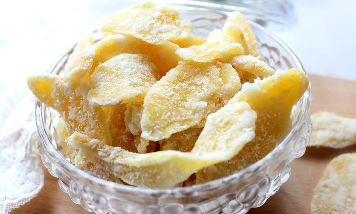 Cách làm mứt gừng ăn Tết, chống mệt mỏi hay say tàu xe