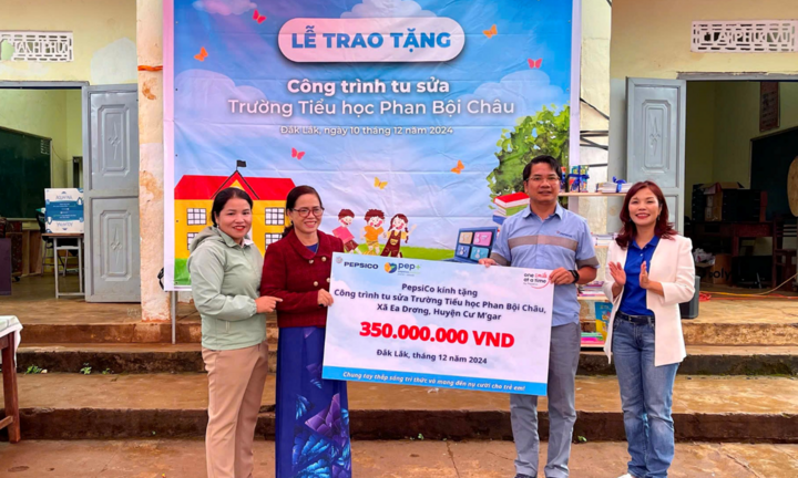 PepsiCo Foods Việt Nam chắp cánh ước mơ cho học sinh Đắk Lắk