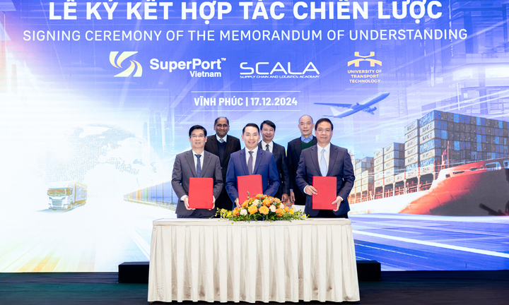 Việt Nam SuperPortTM và trường Đại học Công nghệ giao thông vận tải ký hợp tác
