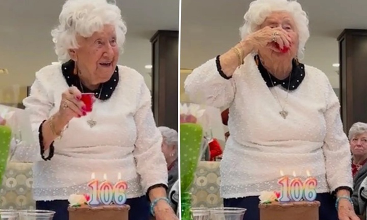 Cụ bà 106 tuổi vẫn trẻ trung 'nhờ sống tích cực và mê rượu whisky'