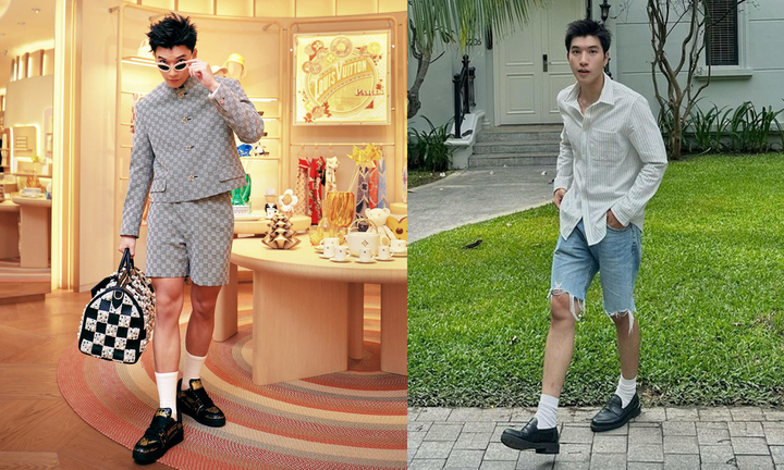 Có nên phối tất trắng với giày đen như Hieuthuhai?