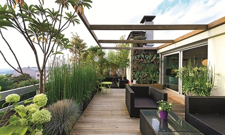 Những mẫu sân thượng tuyệt đẹp dành cho nhà nhỏ 