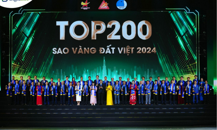Bigfa lần đầu tiên ghi danh 'Top 200 doanh nghiệp Sao vàng đất Việt 2024'