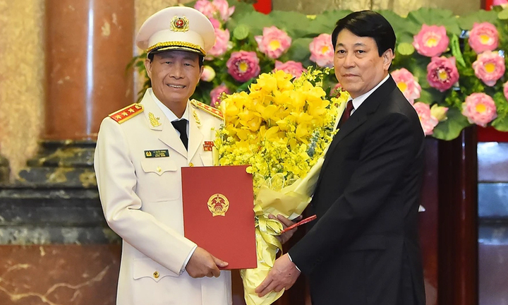 Thứ trưởng Bộ Công an Lê Quốc Hùng được thăng cấp bậc hàm Thượng tướng