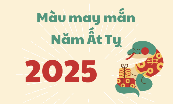 Màu sắc may mắn của năm Ất Tỵ 2025 là màu gì?