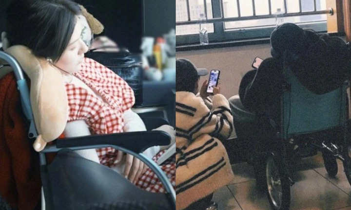 Triệu Lộ Tư mắc chứng rối loạn ngôn ngữ, tiều tụy ngồi xe lăn