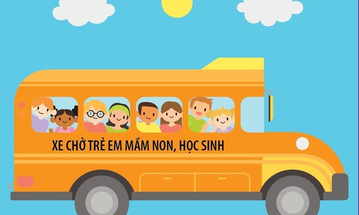Từ 1/1, ô tô chở trẻ em, học sinh phải sơn màu vàng đậm và có thiết bị cảnh báo
