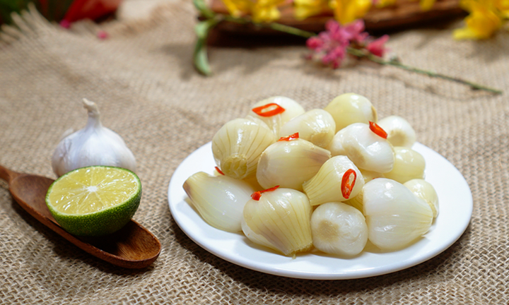 Cách làm hành muối chua đơn giản 