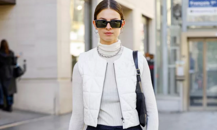 Cách mix áo gile phao giữ ấm giúp tăng điểm sành điệu