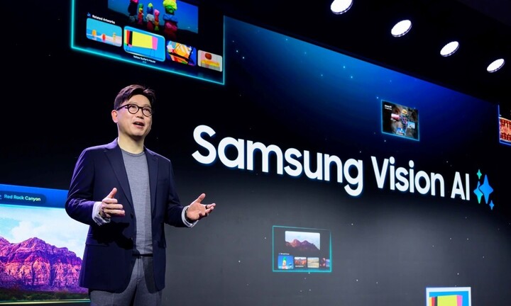 Samsung ra mắt màn hình AI hóa tại CES 2025