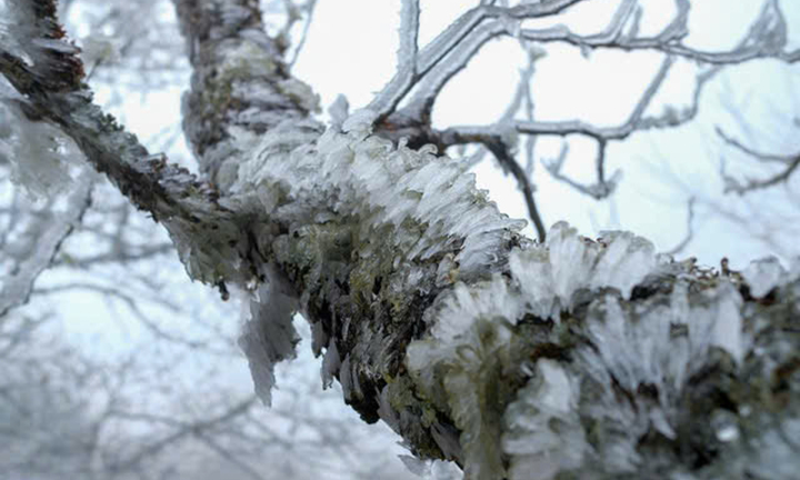 Nhiệt độ âm 3 độ C, băng tuyết phủ trắng đỉnh núi ở Y Tý