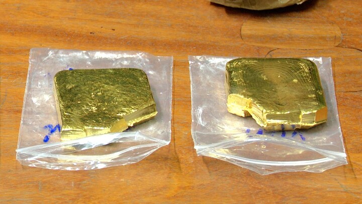 Phát hiện nam thanh niên vận chuyển trái phép 1,2kg vàng 