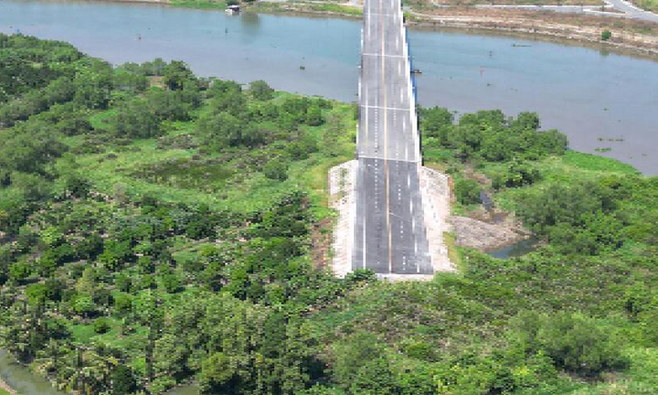 Không có đường kết nối, cầu 400 tỷ đồng ở Đồng Nai xây xong phải rào thép gai