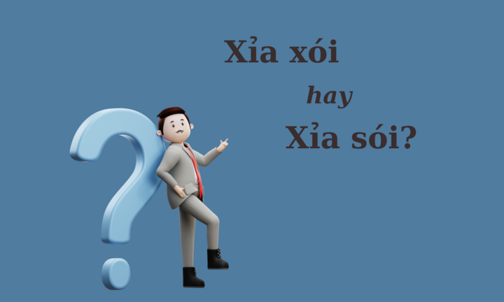 Thử thách Tiếng Việt: 'Xỉa xói' hay 'xỉa sói'?