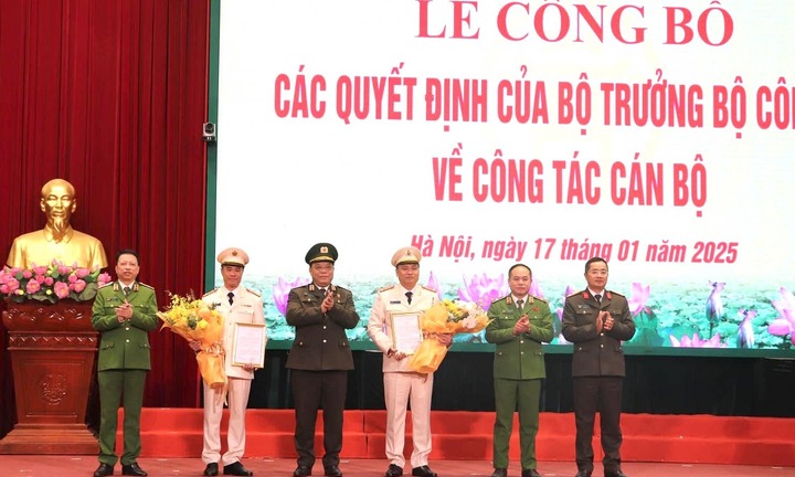 Công an Hà Nội có 2 tân phó giám đốc
