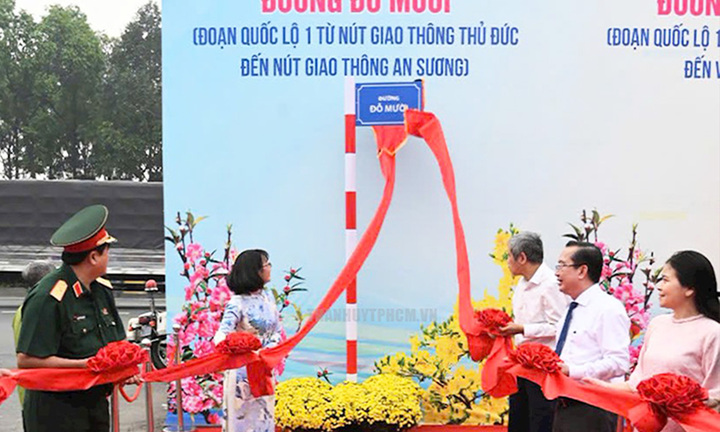 Nhiều tuyến đường tại TP.HCM vừa được đặt tên