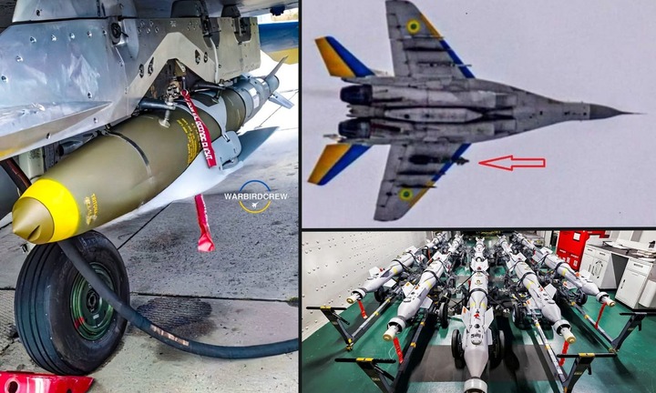 Bức ảnh hiếm về khoảnh khắc MiG-29 thả bom AASM Pháp tấn công mục tiêu Nga