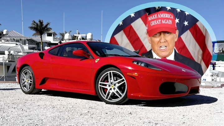Ngắm siêu xe Ferrari F430 của ông Trump sắp bán đấu giá 