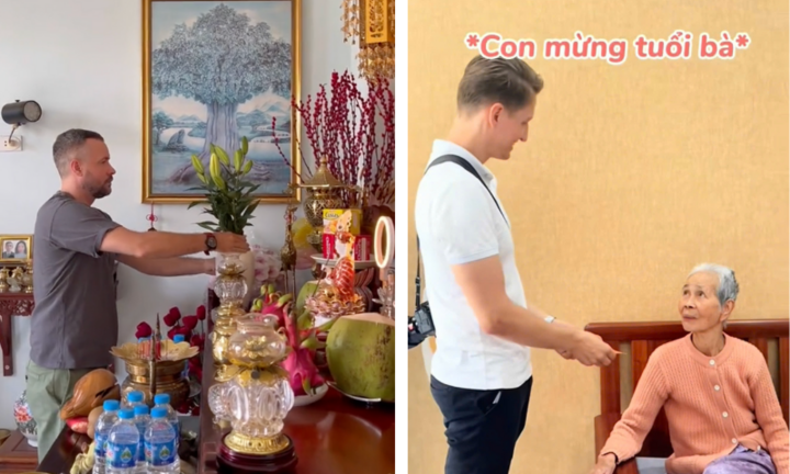 Những chàng trai ngoại quốc kể chuyện làm rể Việt ngày Tết