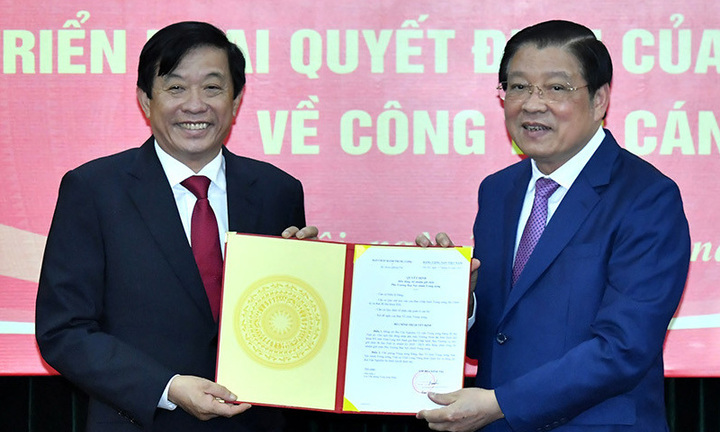 Ông Bùi Văn Nghiêm giữ chức Phó trưởng Ban Nội chính Trung ương