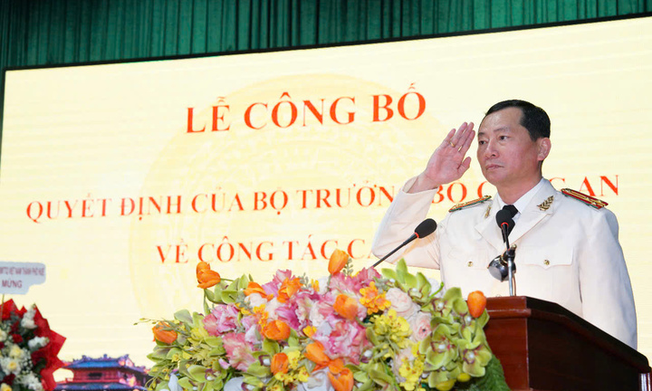 Công an TP Huế có tân Phó Giám đốc