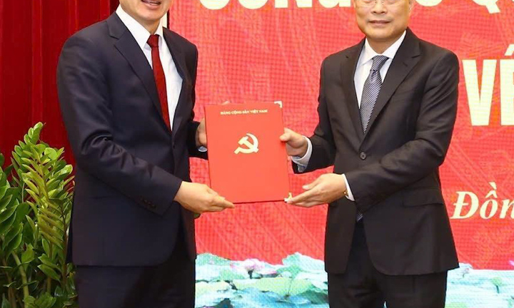 Ông Vũ Hồng Văn làm Bí thư Tỉnh uỷ Đồng Nai 