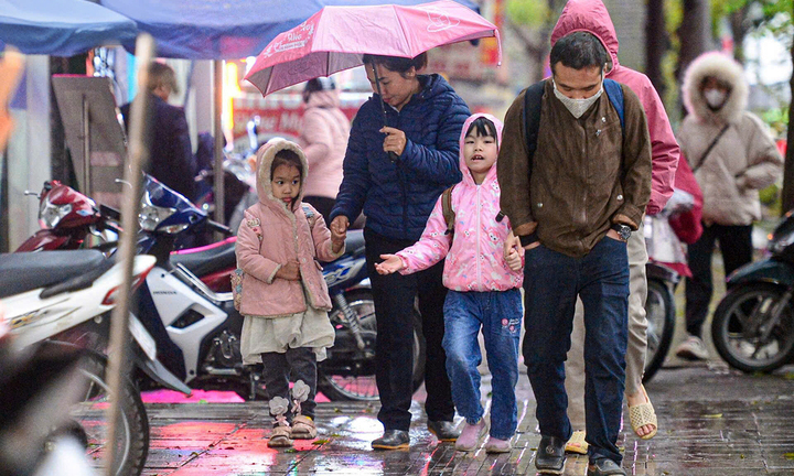 Dự báo thời tiết ngày 6/2: Miền Bắc mưa rét, thấp nhất dưới 13°C