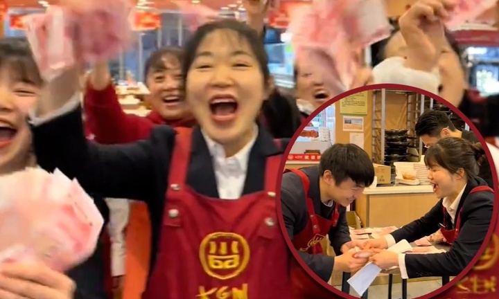 Nhà hàng lẩu chia hơn 1,8 tỷ đồng doanh thu 3 ngày Tết cho nhân viên