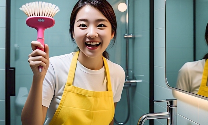 Cách làm sạch phòng tắm mà không cần cọ rửa nhiều