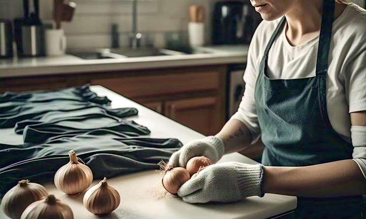 Cách bảo quản hành tây bằng quần tất
