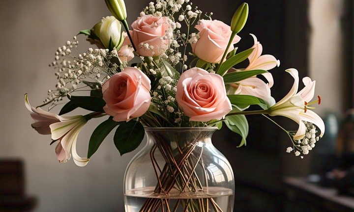 Cách cắm hoa tươi cả tháng với dây đồng